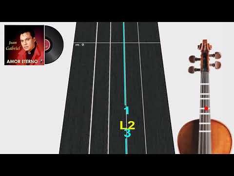 Amor Eterno | Violín 🎻 Play Along | TUTORIAL | TABLATURA