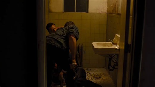 In Prisoners (2013), Hugh Jackman improvised this scene so convincingly that it sent his co-star Paul Dano to the ground in fear.