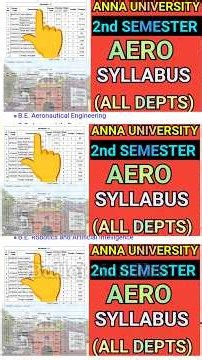 Aeronautical Engineering (2nd Semester) Syllabus#annauniversity#aero#2ndsemester#engineering #r2025