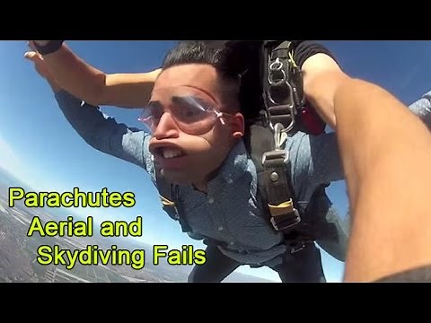 Parachutes Aerial and Skydiving Fails - Laugh Zone