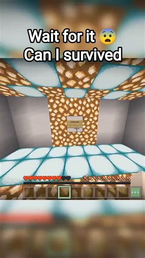 Minecraft Lava Clutch at 100 Blocks 😱 #minecraft #shorts #mlg #clutch