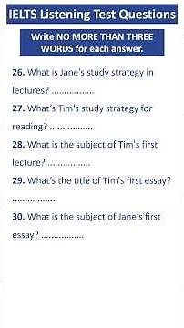 IELTS Listening Practice Test 2026 with Answers 10.06.2026 - Test #349