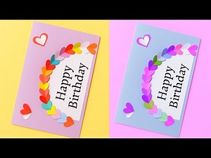 How to Make Birthday Greetings Card | Origami Invitation card | Easy Paper Craft for Beginners