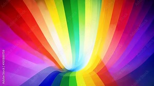 abstract rainbow background. moving through the bands of a rainbow. Motion blur intensifies the movement, blending the colors into a stunning, dynamic background, enhanced by key and color lighting. Stock Video