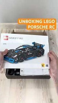 LEGO Porsche RC Unboxing — And It Drives! 😱