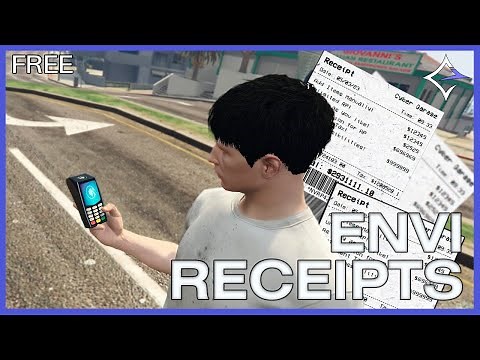 Envi-Receipts - [FREE] - ESX/QB - [FiveM Script]