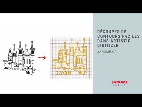 Créer in motif de broderie à partir d’un dessin grâce à Artistic Digitizer 2.0