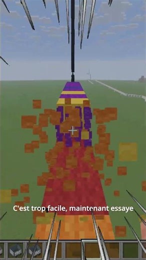 Tu arrives à faire ça 6 ou 7 fois d’affilée ? 🤔#shorts #minecraft