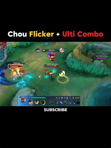 Chou Flicker Ulti Combo 🔥 #rana00066 #mobalegends #mobalegends5v5 #mlbb #ml #chou