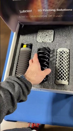 3D Printed Suspension Spring with vapor smoothing
