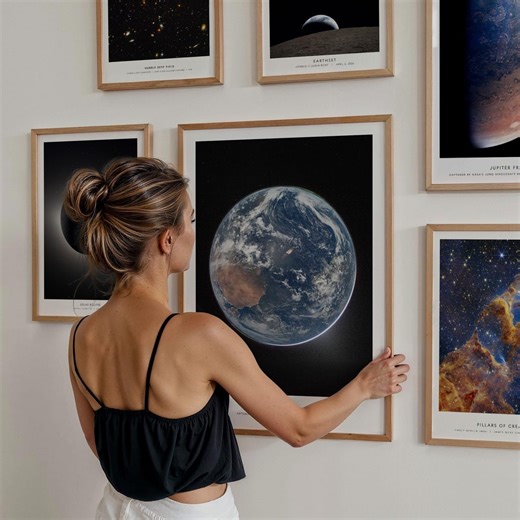 NASA Space Posters Set of 6 Wall Art: Customizable Prints Bundle, Framed or Unframed - Etsy