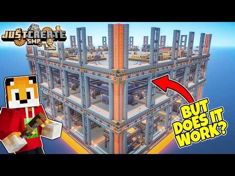 I FINISHED my Create Mod MEGA WORKSHOP - Minecraft Create Mod [#32]