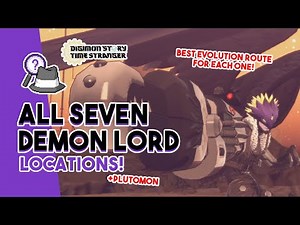 How to EASILY Get ALL SEVEN DEMON LORDS in Digimon Story: Time Stranger! | And Plutomon Too!