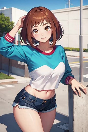 Ochako Uraraka Anime Girls Art