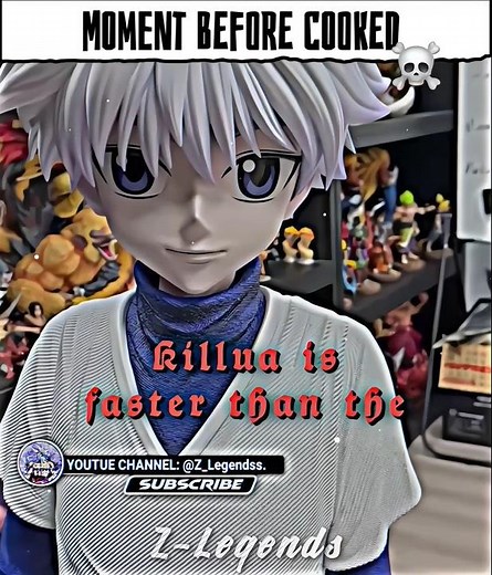 ⚡ Killua Zoldyck Unleashes Godspeed 🔥💥