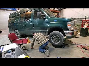 I Installed a 5-Inch Lift Kit on My Ford Econoline Van—Action Van Suspension Install Day 1