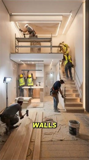 Loft Renovation Transformation in 15 Seconds 🤯 | From Trash to Luxury