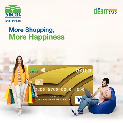 Shop without Limits! MCB Debit Card elevates your shopping experience with increased daily transaction limits for in-store and online purchases. Unleash the joy of endless possibilities! #MCBLive #Bank4Life | MCB Bank Limited