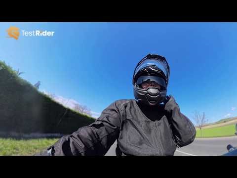 Test du casque modulable i80 de HJC par Aurélie de Maxxess France