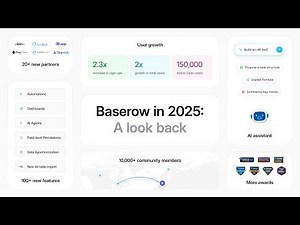 Baserow 2025 Year in Review | Growth, AI Features, Awards & What’s Next