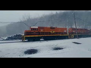 Adams Local exits Hoosac Tunnel with Slug Unit in Lead BERX 807 and 3807