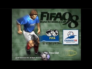 FIFA - Road to World Cup 98 - Sony PlayStation - Intro & Title Screen