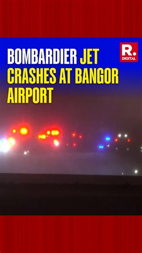 A private Bombardier Challenger 600 jet carrying eight people crashed while taking off from Bangor International Airport in Maine around 7:45 p.m. Sunday. The incident happened amid steady snowfall and a major winter storm affecting New England and much of the northeastern US. Emergency crews responded immediately, the airport was closed, and no immediate information was available on the conditions of those on board. The FAA and National Transportation Safety Board have launched an investigation