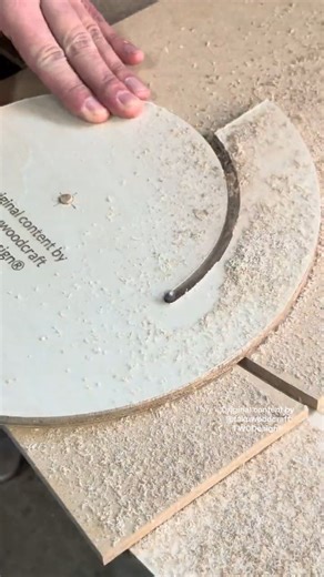 Swing Arm Circle Jig 1.0 #woodworking #diy | TWCStudio