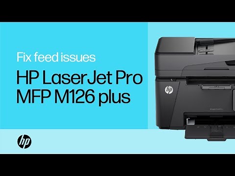 Fix paper feed issues | HP LaserJet Pro MFP M126 Plus printer series | HP Support