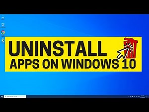 How to Uninstall Apps in Windows 10 | Uninstall Programs on Windows 10