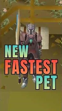 NEW FASTEST PET in OSRS? #runescape #osrs #oldschoolrunescape