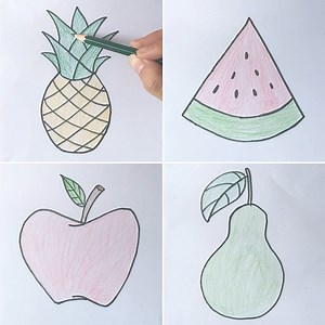 498K views · 3.8K reactions | How to Draw Fruits for Kids  | Parenting | Facebook