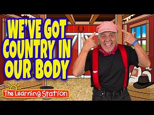 Country Dance Song for Kids  We've Got Country In Our Body  Brain Breaks  by The Learning Station - Videos For Kids
