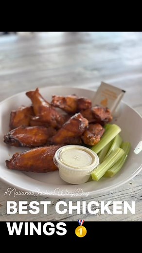 2.1K views · 22 reactions | It’s #NationalChickenWingDay and Pop’s Sunset Grill has been awarded Best wings! Great reason to check them out…6 styles: Hot, Medium, Mild, Honey Sriracha, BBQ, Teriyaki | Pop's Sunset Grill | Facebook