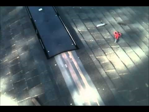 Roof ridge vent installation & capping