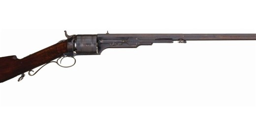 Wheelgun Wednesday: Revolving Carbines - The First Modern Repeaters