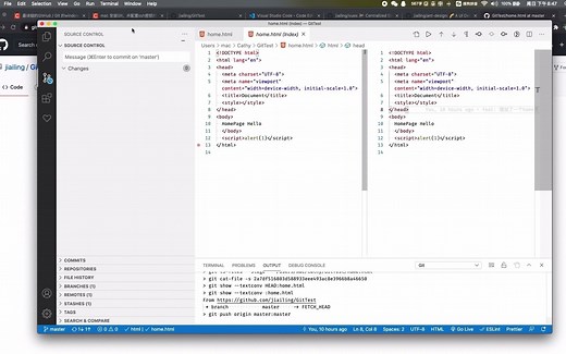 5.通过commit解决冲突