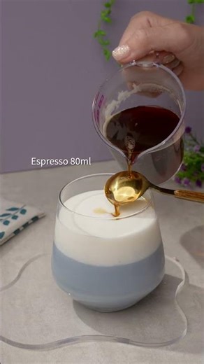 Taro Coffee ☁️ Unique Layered Drink