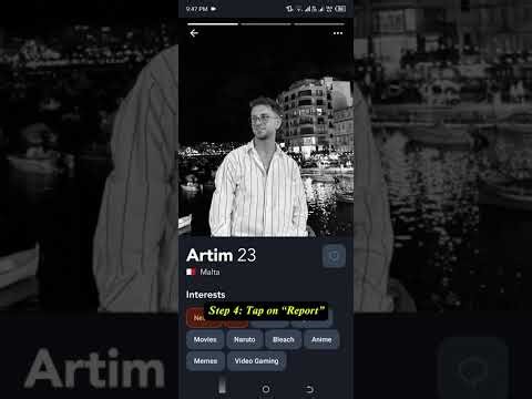 How to Report Someone in Hoop Application