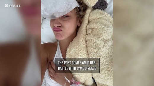 Bella Hadid shares pics from hospital bed