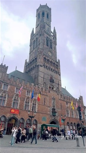 Bruges Famous 13th Century Landmark #shorts #belgium 🇧🇪