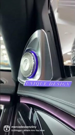 The Burmester 4D Surround Sound System in the 2021 Mercedes-Benz S-Class! #Shorts