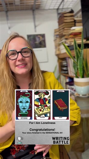 Excited to have made it into the top 64 stories of this short story contest! #shortstory #writingcontest #writingcommunity #writingbattle #writingtips