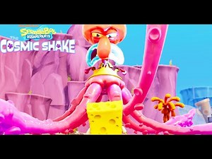 SPONGEBOB SQUAREPANTS THE COSMIC SHAKE All Endings - Ending & Squidward Final Boss Fight 4K
