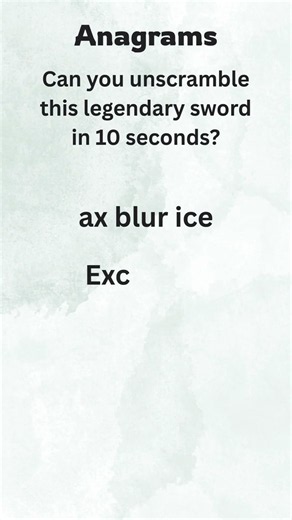 Anagrams