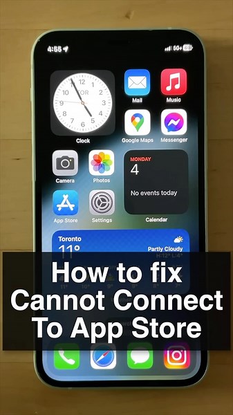 How to Fix 'Cannot Connect to App Store' Issue