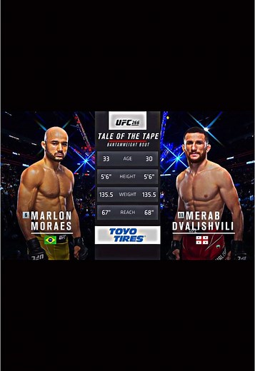 Merab Dvalishvili vs Moraes Fight Highlights