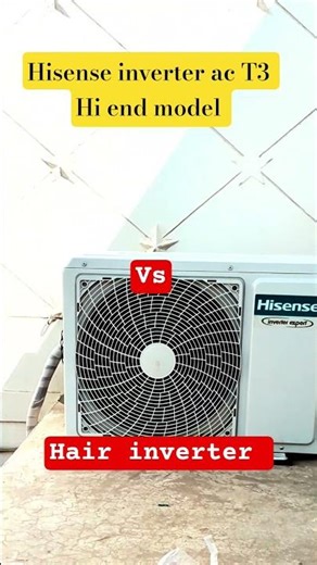 Hisense inverter vs hair inverter#national17#copperpipe #copperpipes#youtubeshorts #coolingsolutions