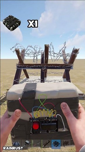 Raid Guide Metal Barricade in Rust 2023 #rust #rustraid #rusttips
