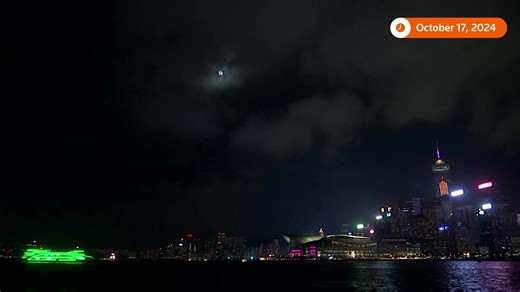 🌕 The largest supermoon of the year, also known as the hunter moon, illuminated Hong Kong's skyline | Reuters